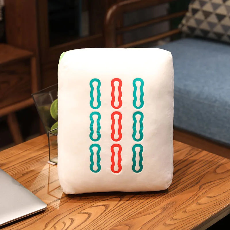 Mahjong Tile Plush Cushion with Iconic Designs - Image 12