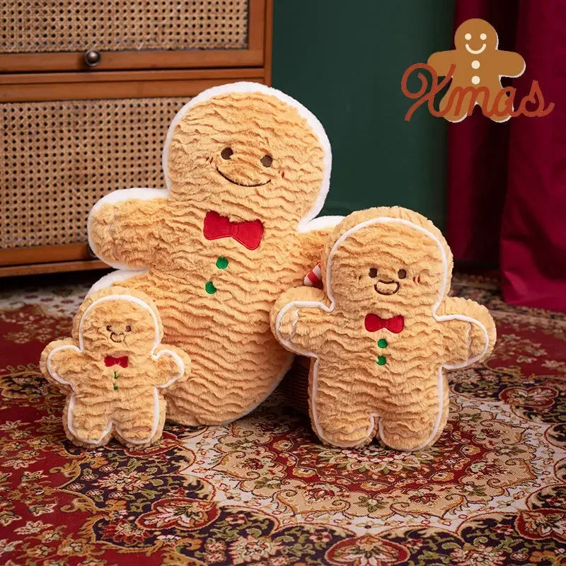 Festive Plush Christmas Decor: Gingerbread & Tree - Image 4