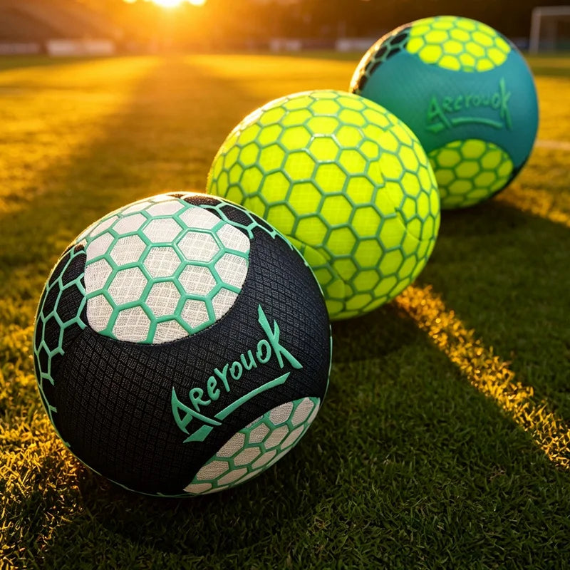 Colorful Hexagonal Pattern Mini Soccer Ball - Image 3