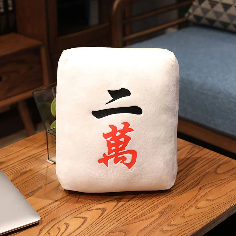 Mahjong Tile Plush Cushion with Iconic Designs - Image 9