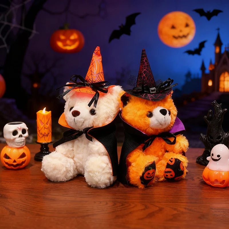 Cute Halloween Witch Plush Bear Set - Image 2