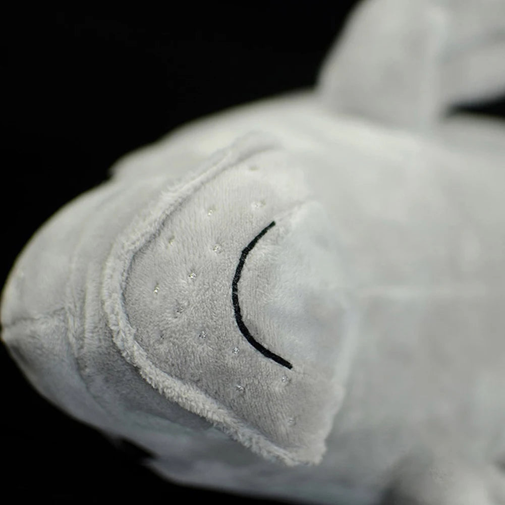 Cute Light Gray Manatee Plush Toy - Image 3