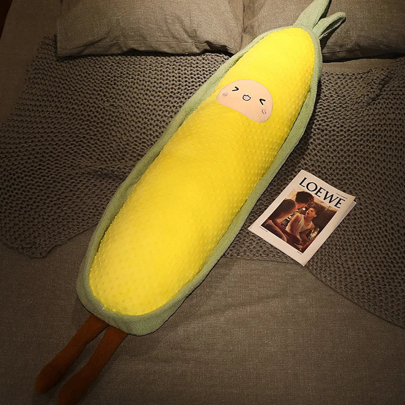 Soft Oversized Mushroom Plush Body Pillow with Face - Image 7