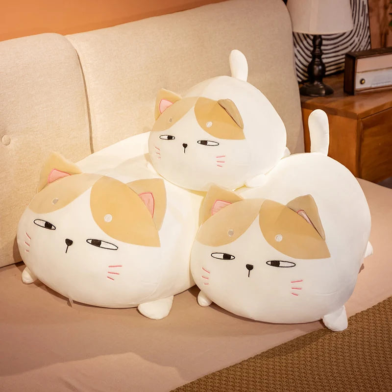 Chubby Cat Plush Pillow with Diverse Styles - Image 2