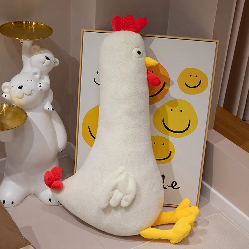 Oversized Yellow Chicken Long Neck Plush Pillow - Image 8