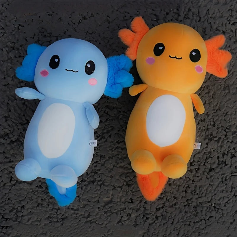 Cute Axolotl Plush Toy with Fluffy Frills - Image 2