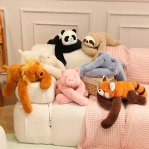 Cuddly Red Panda Long Plush Pillow