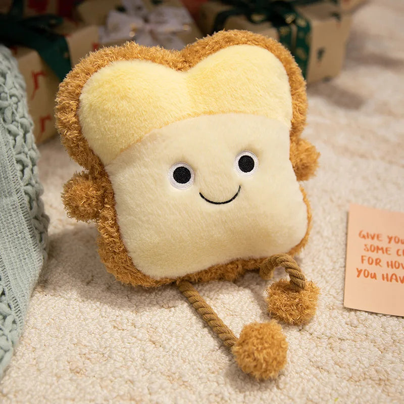 Smiling Toasted Bread Hot Water Bottle Plush - Image 6