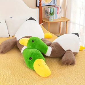 Long Mallard Duck Plush Body Pillow