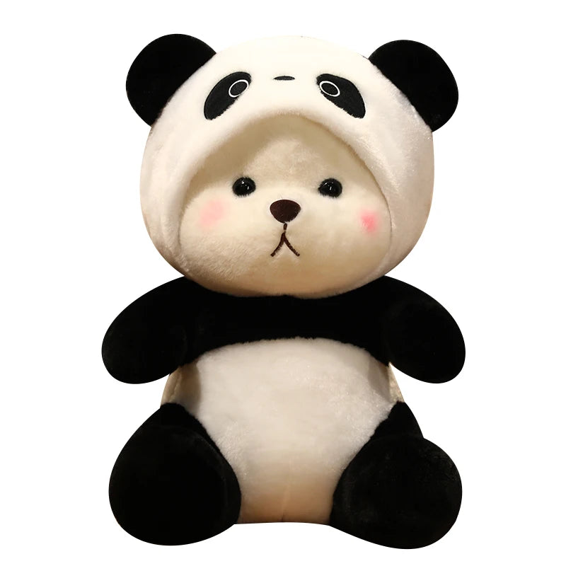 Adorable Bear Plush in Panda Hoodie - Image 7