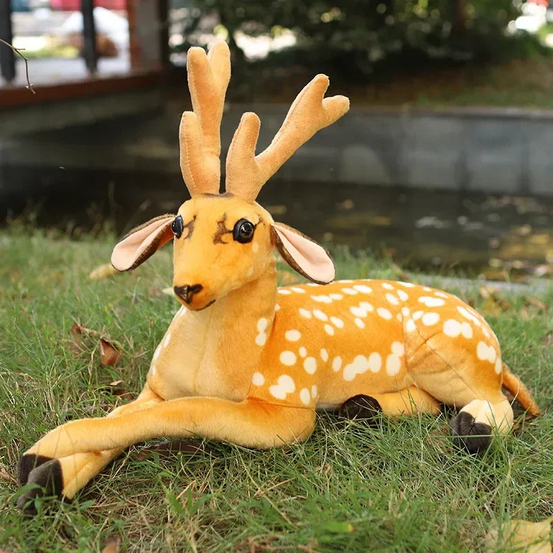 Spotted Deer Mother and Fawn Plush Toy - Image 7