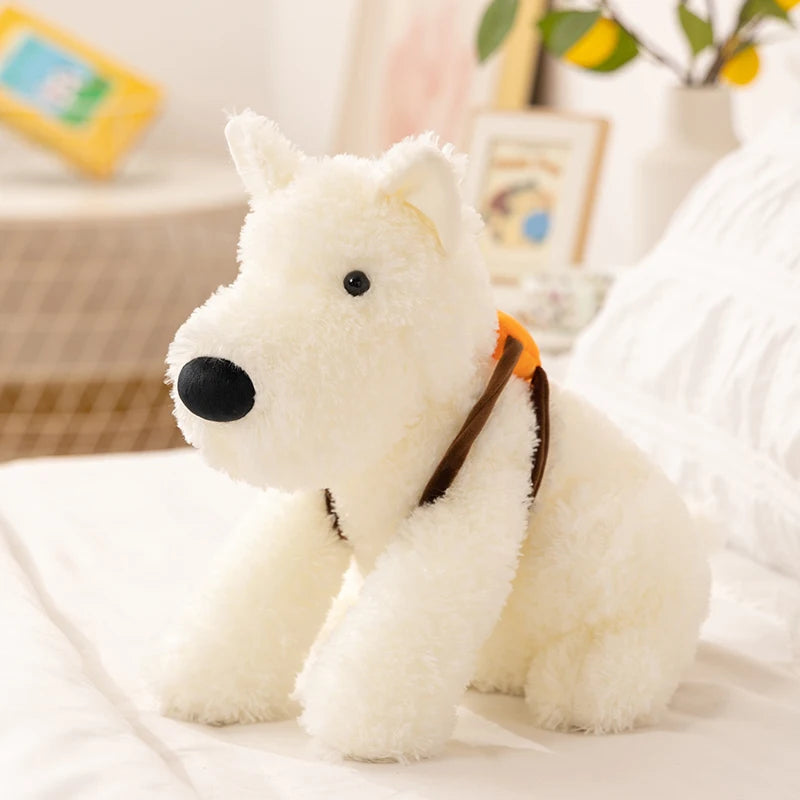 White Dog and Brown Wombat Halloween Plush Set - Image 6