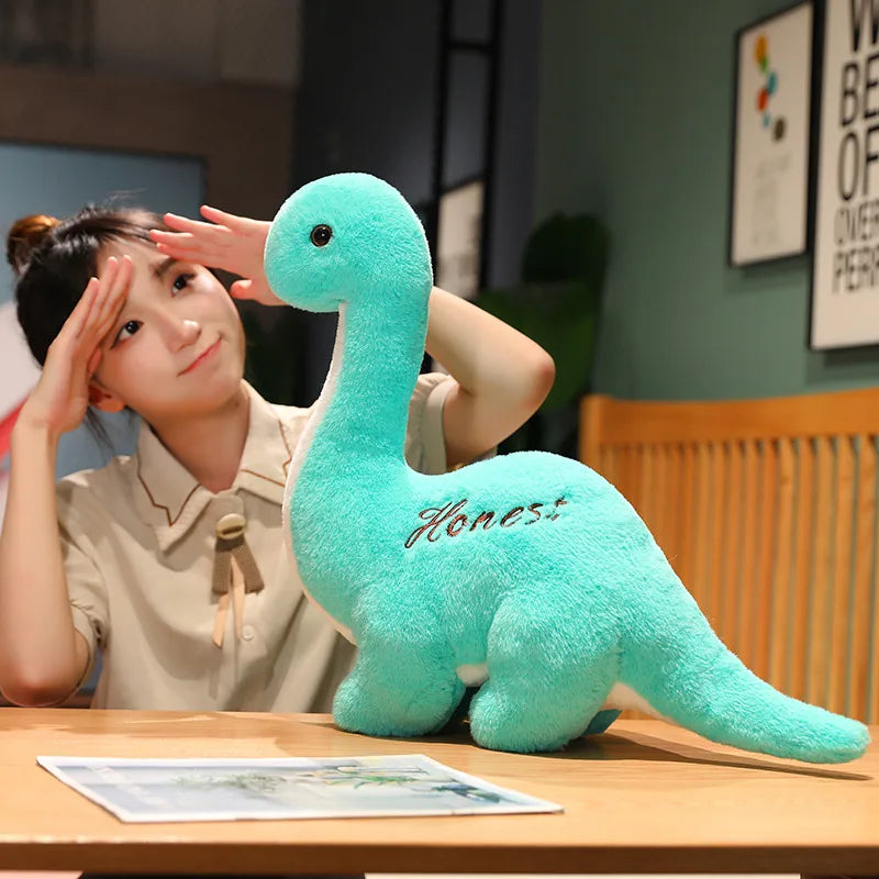 Lime Green Stegosaurus Plush with Goodness - Image 5