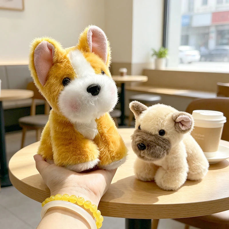 Assorted Plush Puppy Toys with Rosy Cheeks - Image 4