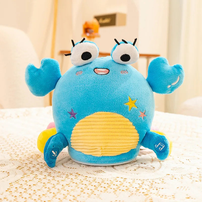 Pink Octopus Plush with Rosy Cheeks and Colorful Legs - Image 10