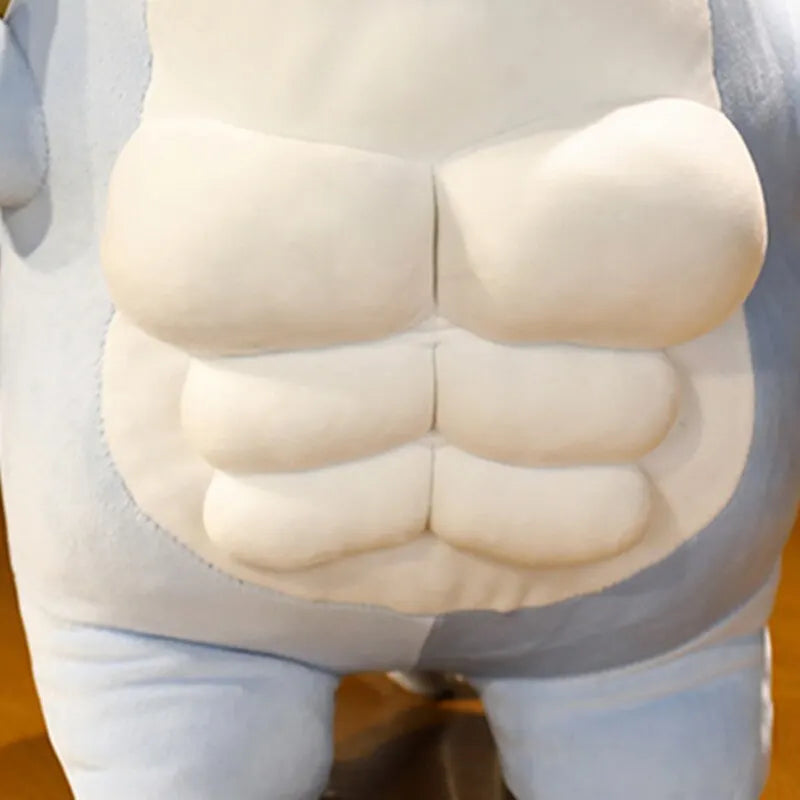 Funny Muscle Shark Plush Toy - Image 4