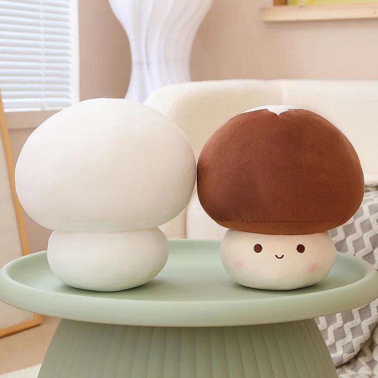 Cute Red Mushroom Plush with White Spots - Image 6