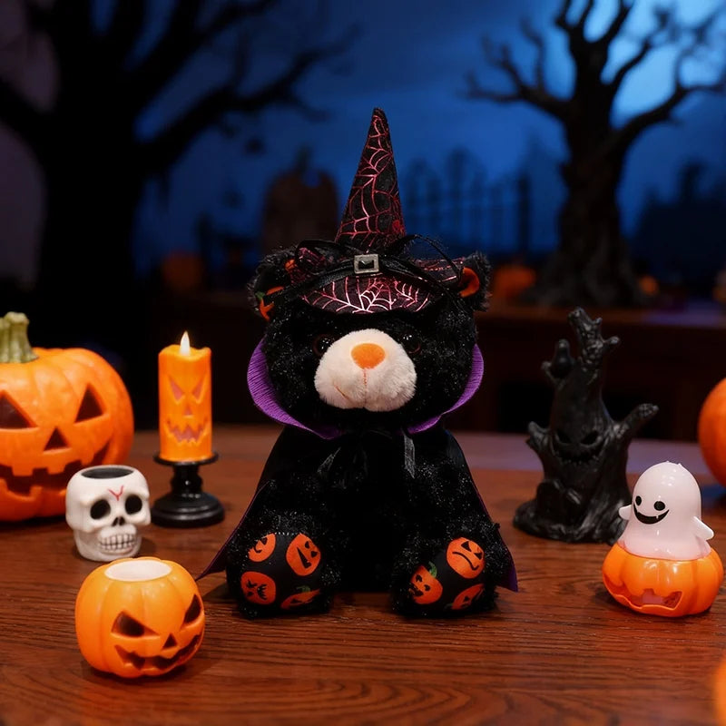 Cute Halloween Witch Plush Bear Set - Image 7