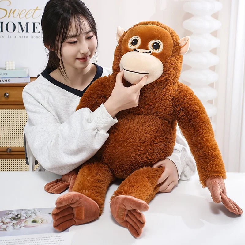 Oversized Mother and Baby Orangutan Plush - Image 4