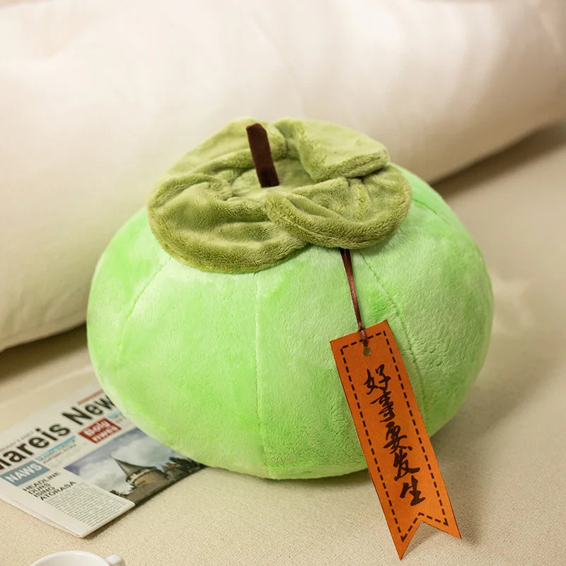 Soft Persimmon Fruit Plush Cushion - Image 7