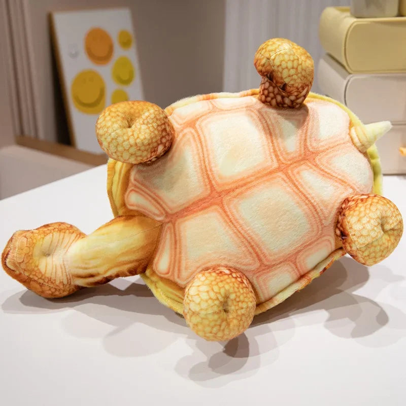 Soft Realistic Turtle Plush with Lifelike Shell Design - Image 6
