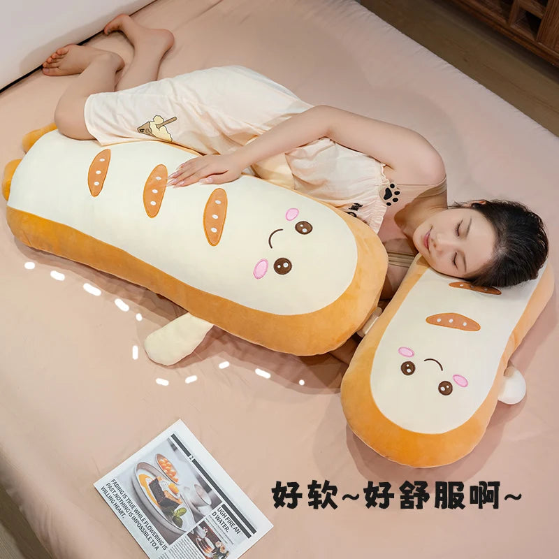 Smiling Baguette Plush Pillow - Image 3