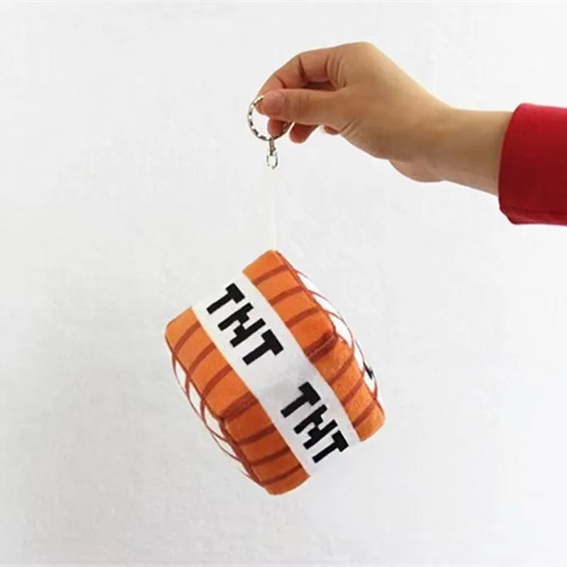 Minecraft TNT Block Orange Plush Cushion - Image 9