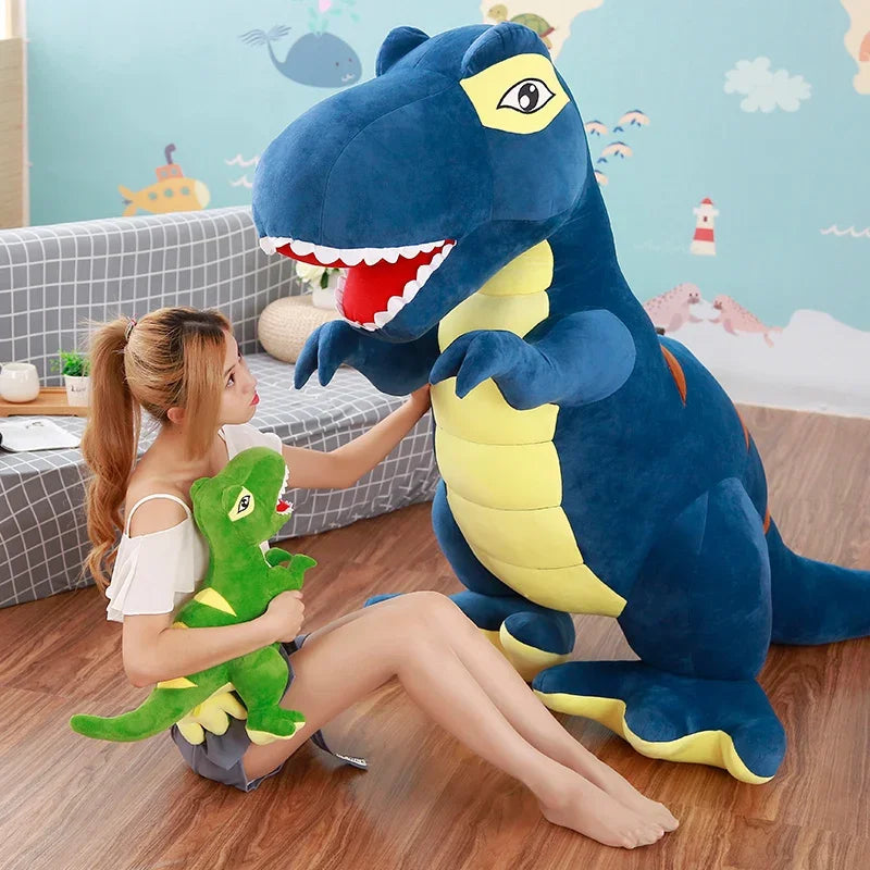 Soft Blue T-Rex Roaring Dinosaur Plush - Image 5