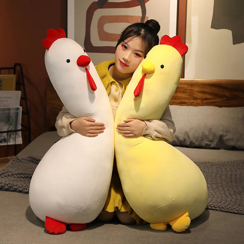 Soft Plush Chicken Body Pillow Toy - Image 2