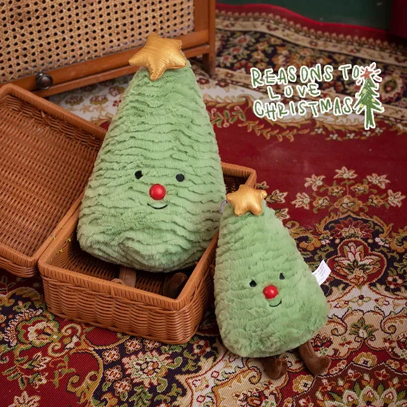Festive Plush Christmas Decor: Gingerbread & Tree - Image 5