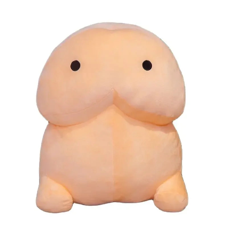 Soft Penis Shaped Plush Pillow with Happy Face - Image 9