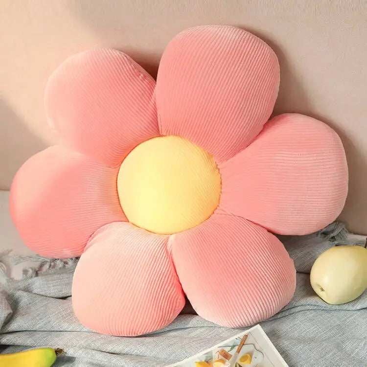 Soft Ribbed Flower Floor Cushion - Image 9
