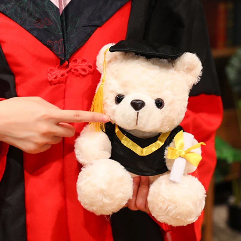 Cute Graduation Teddy Bear Plush with Diploma - Image 6