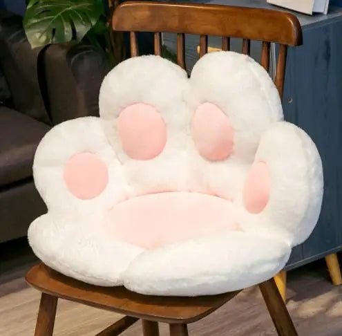 Adorable Plush Paw Print Seat Cushion - Image 8
