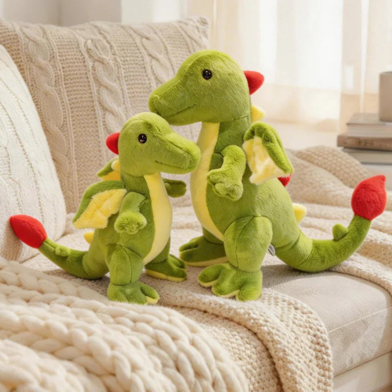 Cuddly Lime Green Dinosaur Plush Toy Assortment - Image 5