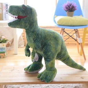 Soft Green T-Rex Dinosaur Plush Toy