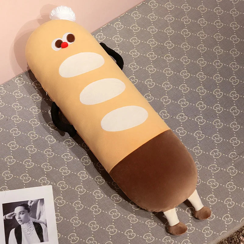 Cute Chef Baguette Plush Body Pillow - Image 8