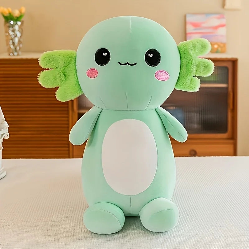 Cute Axolotl Plush Toy with Fluffy Frills - Image 9