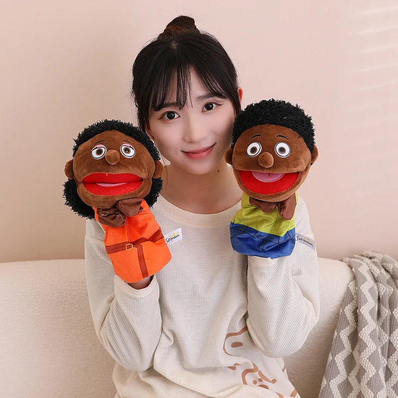 Diverse Plush Hand Puppets for Kids Storytelling - Image 4