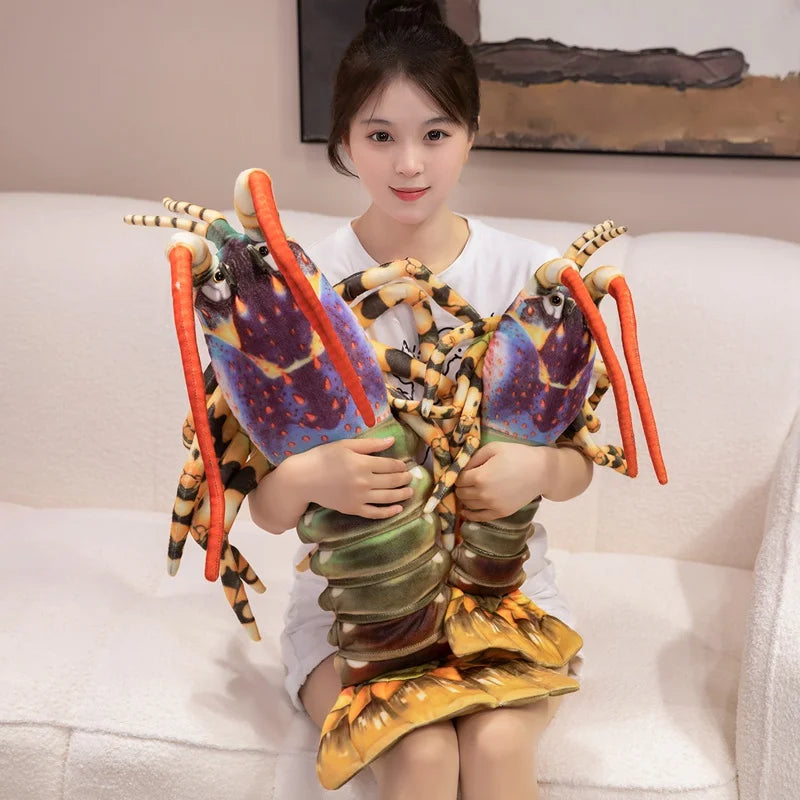 Vibrant Multi-Color Mantis Shrimp Plush Toy - Image 5
