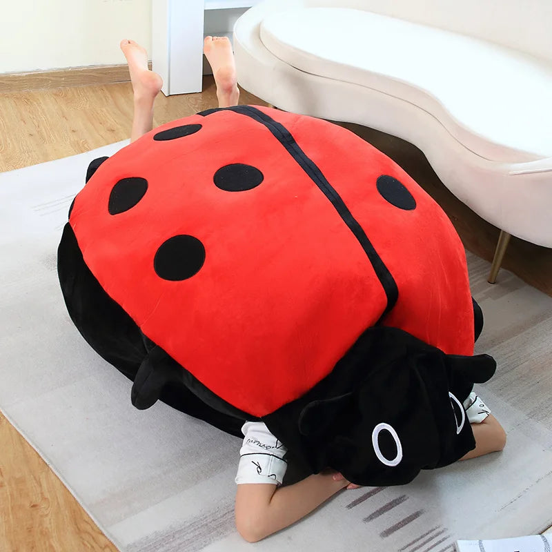 Oversized Ladybug Plush Wearable Sleeping Bag - Image 7