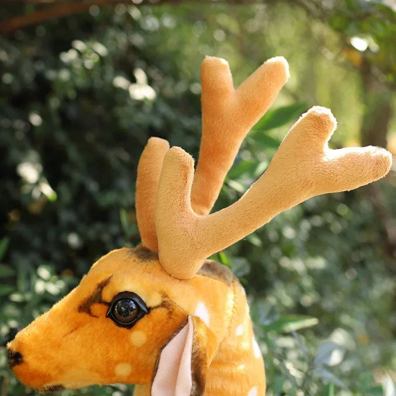 Spotted Deer Mother and Fawn Plush Toy - Image 6