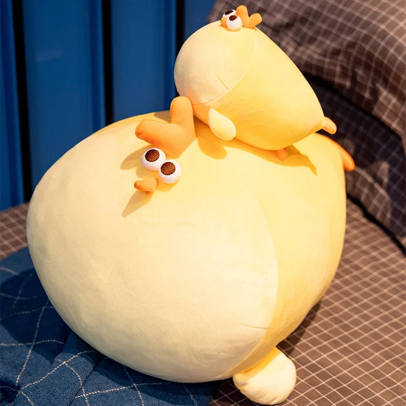 Chubby Yellow Chick Plush Toy - Image 2