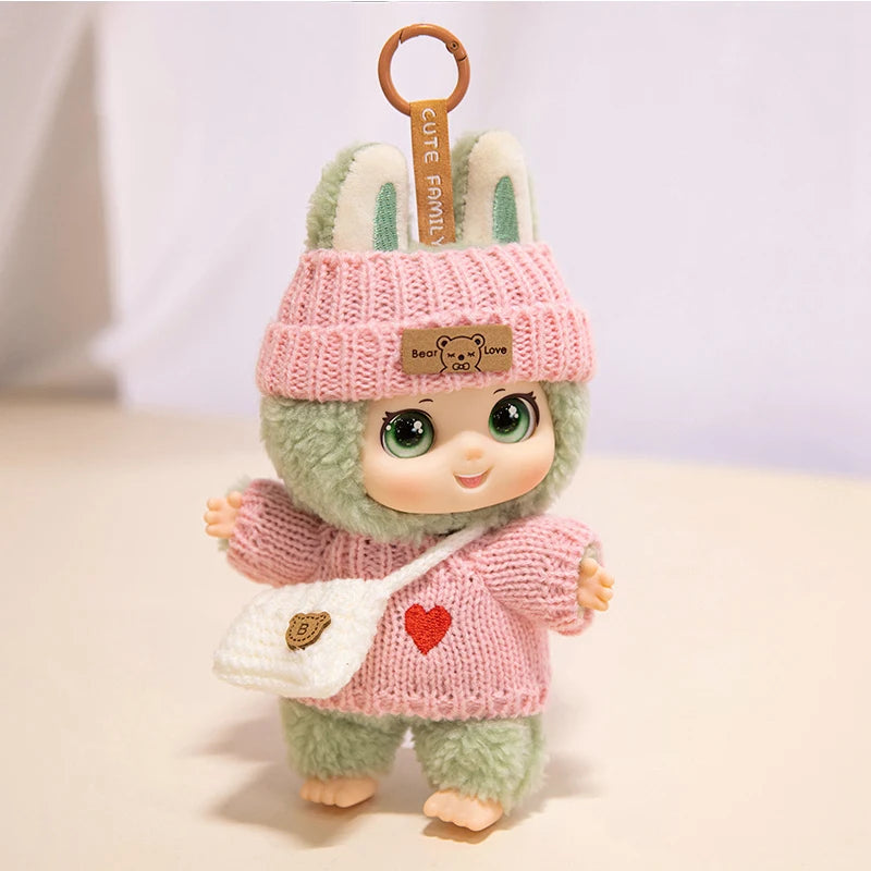 Kawaii Yellow Bee Costume Plush Doll with Big Eyes - Image 14