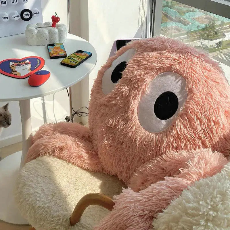 Big-Eyed Black Plush Toy with Long Limbs - Image 4
