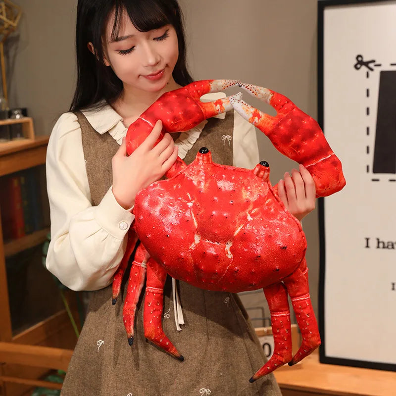 Realistic Red Crab Plush Toy, Two Distinct Shapes - Image 4
