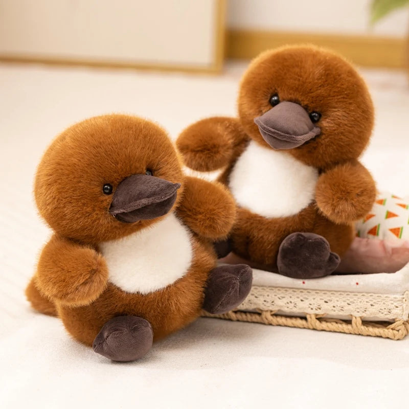 Adorable Brown Platypus Soft Plush or Keychain - Image 2