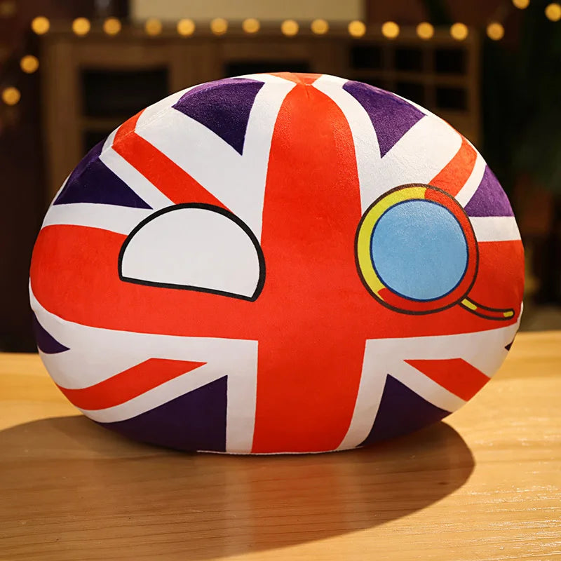 Countryball National Flag Plush Cushion - Image 21