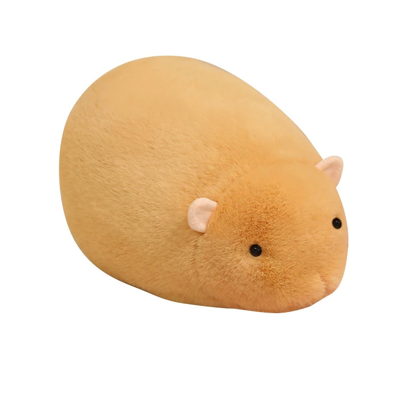 Chubby Mottled Orange Hamster Plush - Image 2