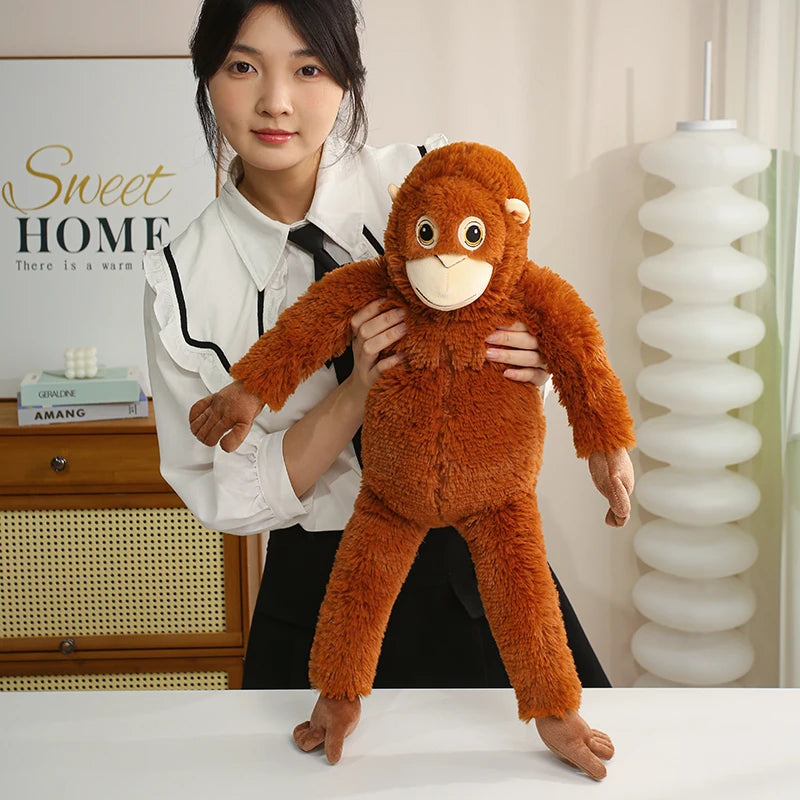 Cute Orangutan Plush Backpack and Matching Bag - Image 5